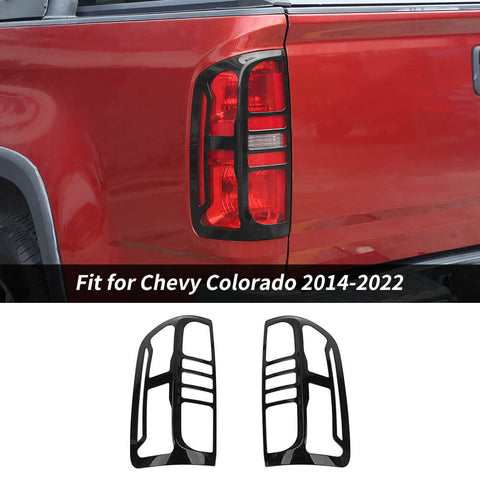 For 2014-2022 Chevy Colorado Rear Light Lamp Guards Trim Tail Light Covers