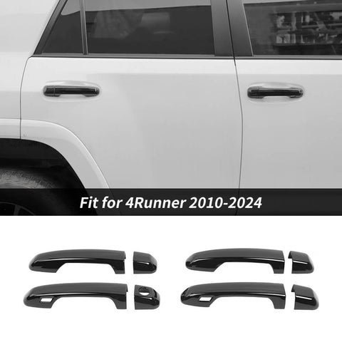 For 2010-2024 Toyota 4Runner Door Handle Trim Decor Cover With Smart Key Holes