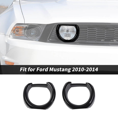 For 2010-2014 Ford Mustang Front Bumper Grille Light Trim Cover Decoration