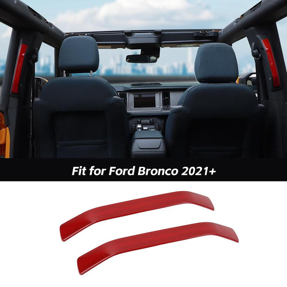 For 2021+ Ford Bronco 4-Door B Pillar Grab Handle Cover Decor Trim