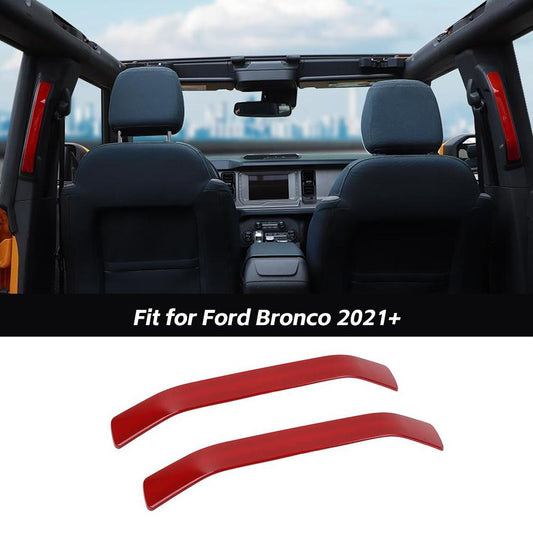 B Pillar Grab Handle Cover Decor Trim For Ford Bronco 2021+ 4-Door Accessories | CheroCar