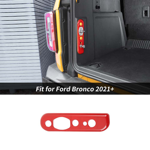 Trunk Tailgate Latch Door Lock Panel Cover For Ford Bronco 2021+ Accessories | CheroCar