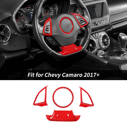 Interior Trim Full Set Available Separately Red For Chevy Camaro 2016+ Accessories | CheroCar