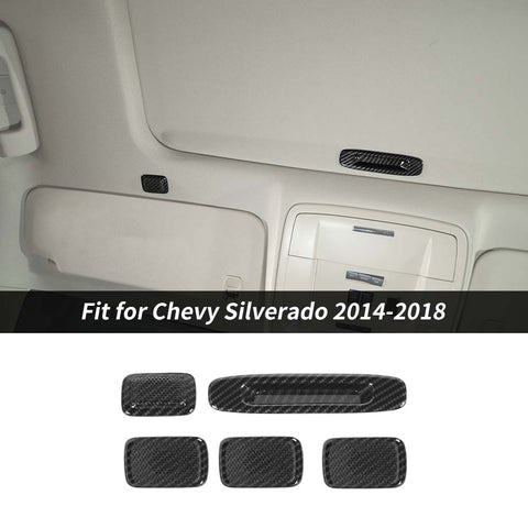 Interior Roof Decor Top Covers Trim Kit For Chevy Silverado/GMC Sierra 2014-2018 Accessories | CheroCar