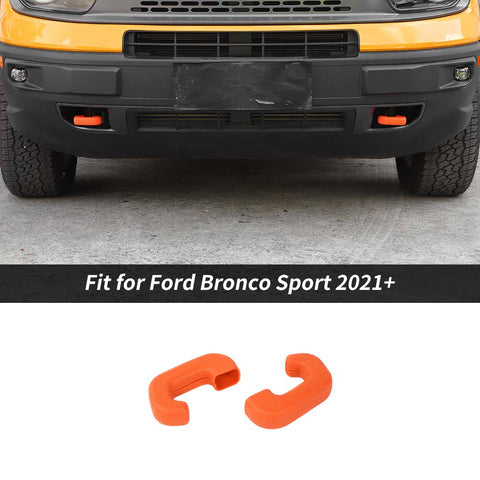 Bumper Track Tow Hook Trailer Trim Protector For Ford Bronco Sport 2021+ Accessories | CheroCar