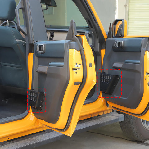 For 2021+ Ford Bronco Interior Front & Rear Door Mesh Storage Box