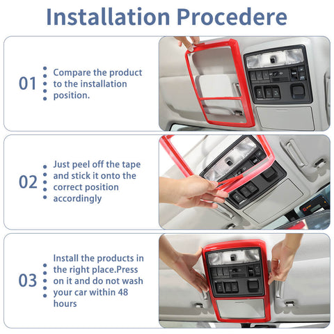 For 2010-2023 Toyota 4Runner SR5/LIMITED Reading Light Lamp Panel Cover Trim Decor Frame