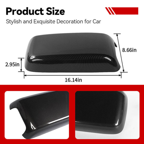 For 2011+ Dodge Charger/Chrysler 300C Armrest Box Panel Decor Trim Cover