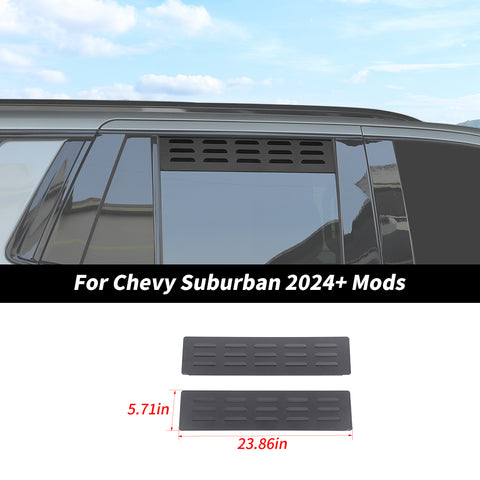 For 2024+ Chevy Suburban/Tahoe/GMC YUKON Front/Rear Window Louver Air Outlet Blind Cover
