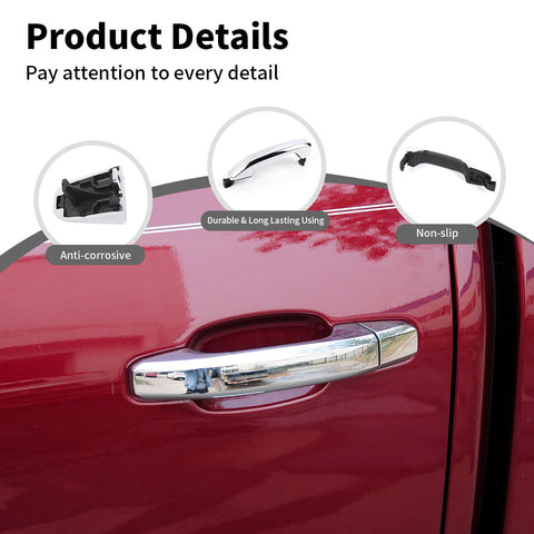 For 2014-2018 Chevy Silverado/Tahoe/GMC-YUKON/SIERRA Exterior Original Car Door Handle Shell Accessories (4 pcs)