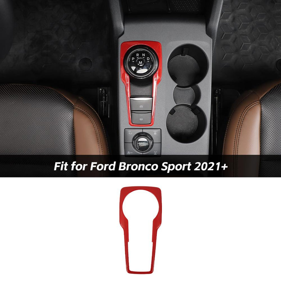 For 2021+ Ford Bronco Sport Gear Shift Panel Decoration Cover Trim