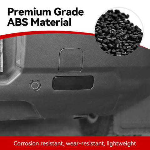 For 2021+ Ford Bronco Sport Smoked Black Rear Fog Light Lamp Guard Protector Cover Trim