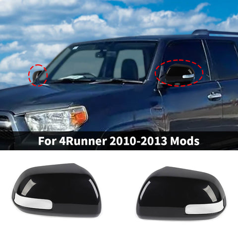 For 2010-2013 4Runner Car Rear View Mirror Panel Decor Cover Trim Shell Cap