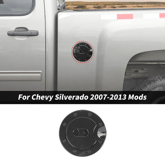 For 2007-2017 Chevy Silverado/GMC-SIERRA Gas Cap Door Fuel Tank Decor Cover Trim