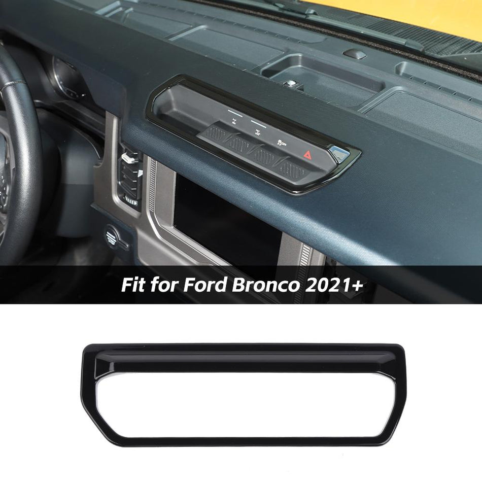 For 2021+ Ford Bronco Front Differential Control Switch Panel Trim Decor Cover