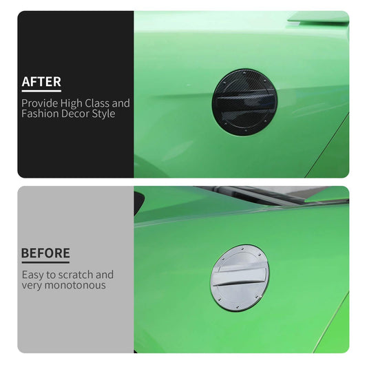 Filler Fuel Door Tank Gas Cap Cover Trim For Ford Mustang 2004-2014 Accessories｜CheroCar