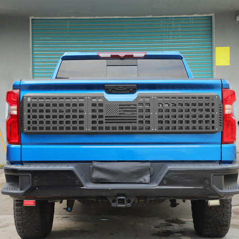 For 2022+ Chevy Silverado Rear Tailgate Extension Guard Plate Holder Frame