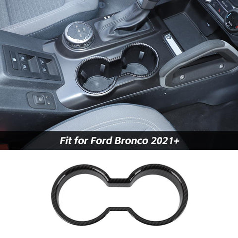 Front Water Cup Holder Cover Trim Bezel For Ford Bronco 2021+ Accessories | CheroCar