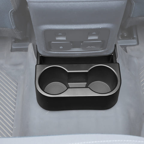 For 2021+ Ford Bronco 4-Door Car Rear Back Water Cup Holder Storage Box Organizer