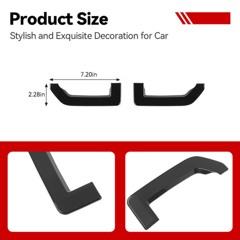 For 2021+ Ford Bronco Sport Fender Side Air Vent Leaf Plate Cover Trim