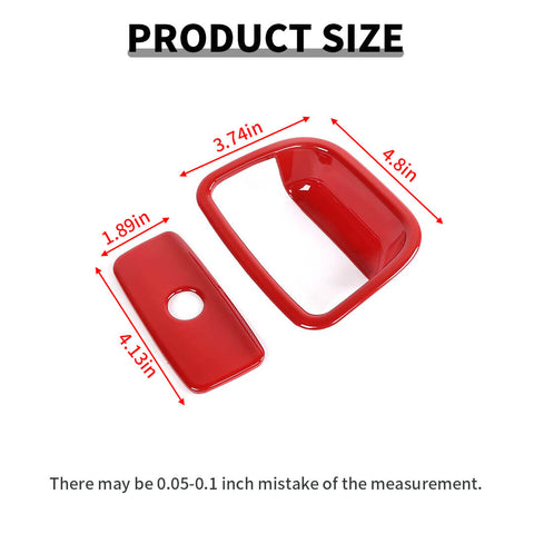 For 2011-2020 Dodge Durango Interior Co-pilot Storage Box Handle Cover Trim