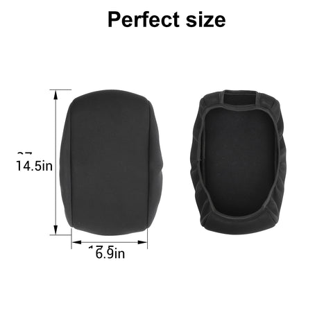 For 2004-2010 Dodge Charger/Chrysler 300C Black Center Console Armrest Lid Pad Cover