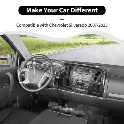 For 2007-2013 Chevy Silverado /GMC SIERRA Center Console Vent Dash Trim Cover