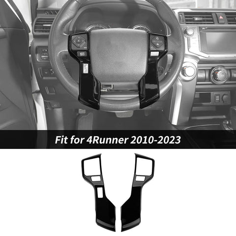 For 2010-2023 Toyota 4Runner Steering Wheel Cover Decor Trim Bezel Frame