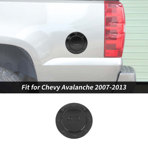 Fuel Gas Cap Door Cover Trim For Chevy Avalanche 2007-2013 Carbon Fiber Accessories | CheroCar