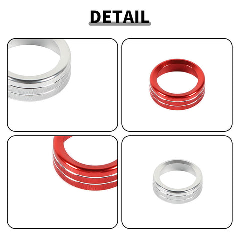 For 2010-2015 Chevy Camaro Center Headlight Switch Button Knob Ring Trim