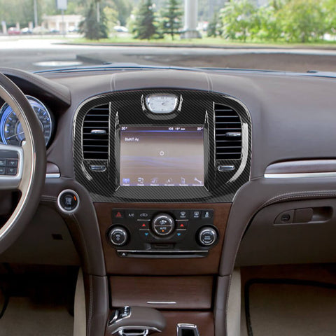 For 2010-2014 Chrysle 300/300C Central Control Navigation Screen Trim Cover