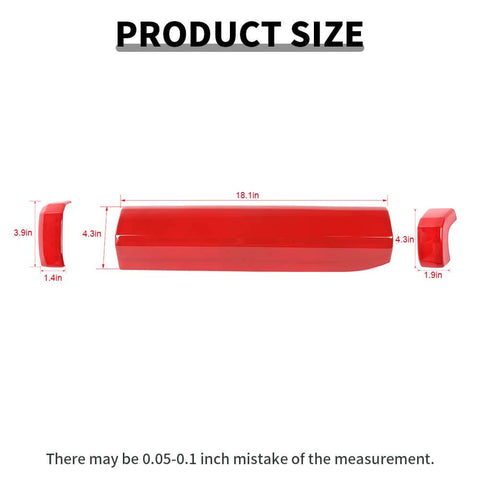 For 2010-2023 Toyota 4Runner 3 x Console Co-Pilot Dashboard Cover Trim