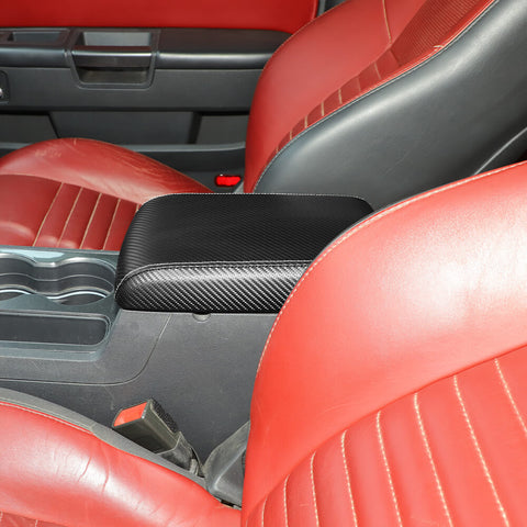 For 2009-2014 Dodge Challenger Leather Center Console Armrest Box Panel Trim Cover
