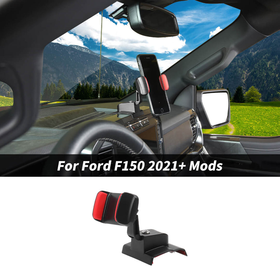 For 2021+ Ford F150 Center Console Dashboard Phone Holder Bracket