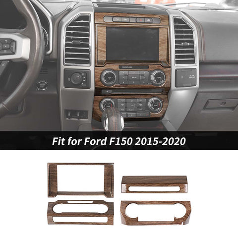 Navigation GPS/Air Condition/Volume/Emergency Light Panel Trim For Ford F150 2015-2020 Accessories | CheroCar