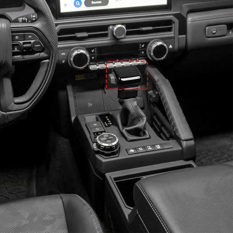 For 2024+ 4Runner Interior Center Console Decoration Cover Trim Kit