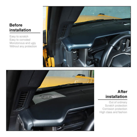 For 2021+ Ford Bronco A-pillar Speaker Horn Net Frame Cover Trim