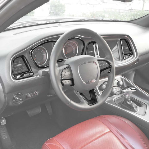 For 2015+ Dodge Challenger 37x Full Set Interior Decor Cover Trim