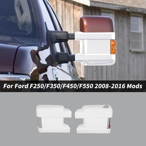 For 2008-2016 Ford F250/F350/F450/F550 Side Rearview Mirror Shell Trim Cover
