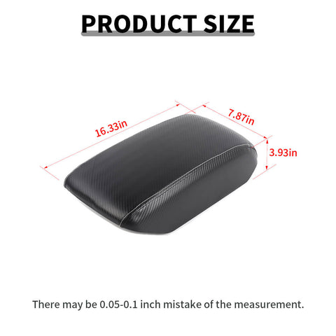 For 2011+ Dodge Durango Center Console Leather Center Armrest Box Panel Cover