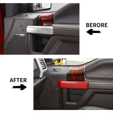 Inner Door Handle Cover Trim For Ford F150 2015-2020 2-Dr Accessories｜CheroCar