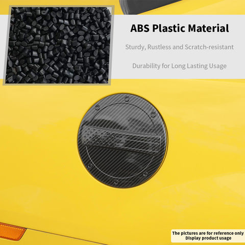 For 2012-2015 Chevy Camaro Exterior Fuel Tank Cover Gas Lid Cap Trim