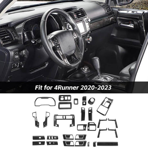 For 2020-2023 Toyota 4Runner 34 x Interior Full Set Decor Cover Trim Overlay Kit