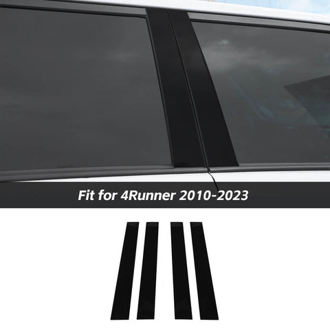 For 2010-2023 Toyota 4Runner Center B Pillar Window Protector Decor Cover Sticker Trim