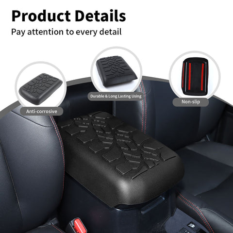 For 2010-2023 4Runner Center Console Armrest Box Pad Cover Protector Trim Cushion