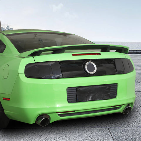 For 2010-2012 Ford Mustang Smoked Black Rear Tail Light Lamp Cover Guard Trim Bezels