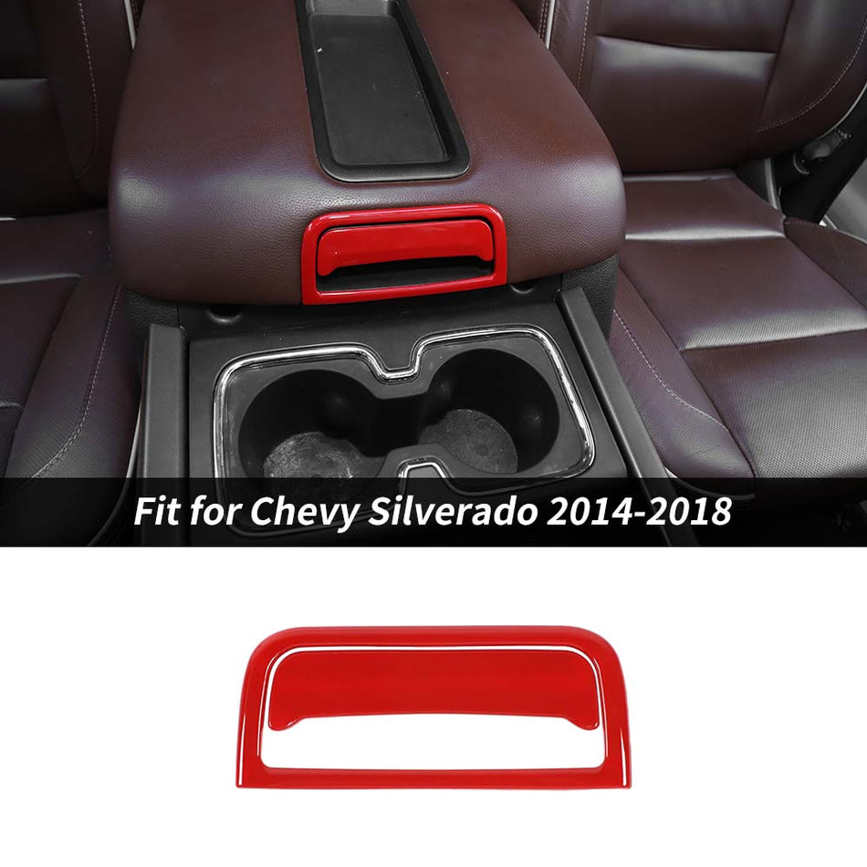 For 2014-2018 Chevy Silverado/ Suburban/Tahoe & GMC Sierra/ Yukon Interior Armrest Box Switch Cover Trim