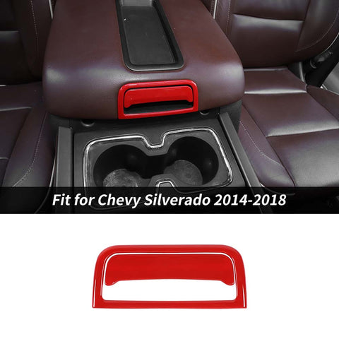 Interior Armrest Box Switch Cover Trim For Chevy Silverado/ GMC Sierra/Suburban 2014-2018 Accessories | CheroCar