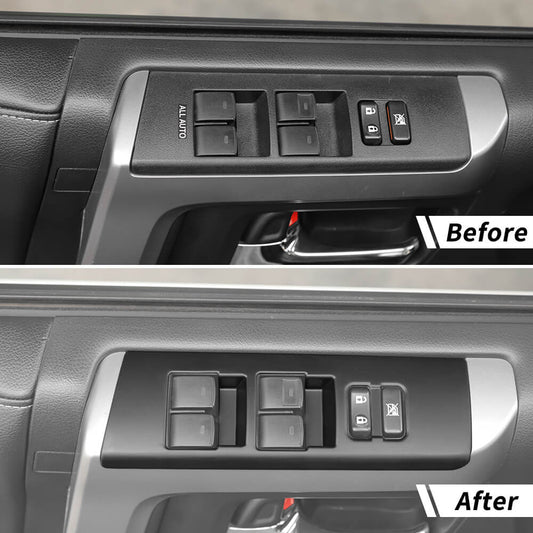 For 2010-2023 Toyota 4Runner Window Lift Switch Button Panel Cover Trim
