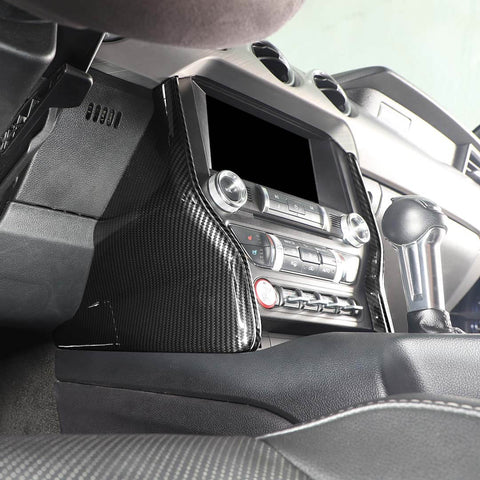 For 2015-2023 Ford Mustang Interior Center Console Side Dashboard Panel Cover Trim